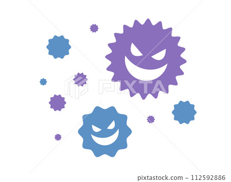 病毒和細菌 image_vector 插圖 病毒和細菌 image_vector 插圖 112592886