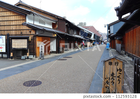 Old townscape of Gifu Castle (Kawahara-cho, Gifu City, Gifu Prefecture) 112593128