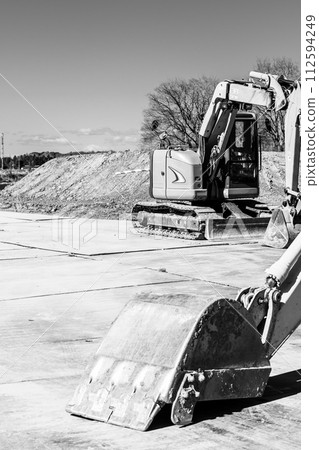 河床防洪措施及施工車輛 宮古河 2024.02 c-5 單色 112594249