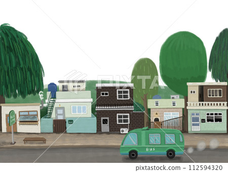 house on the street 112594320