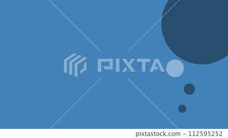 藍色背景和圓點 112595252