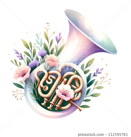 French horn 112595761