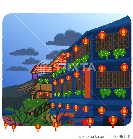 九份的插圖 112596198