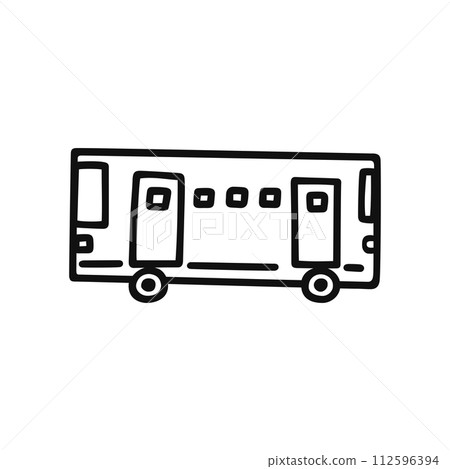 Bus/Vehicle/Line drawing Bus/Vehicle/Line drawing 112596394