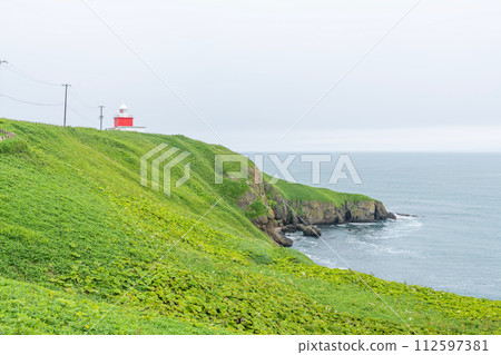 Akkeshi District, Hokkaido: Cape Kiritappu and Cape Yufutsu Lighthouse, famous for their fog in summer 112597381