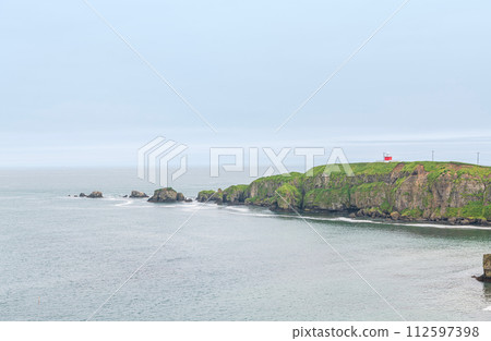 Akkeshi District, Hokkaido: Cape Kiritappu and Cape Yufutsu Lighthouse, famous for their fog in summer 112597398