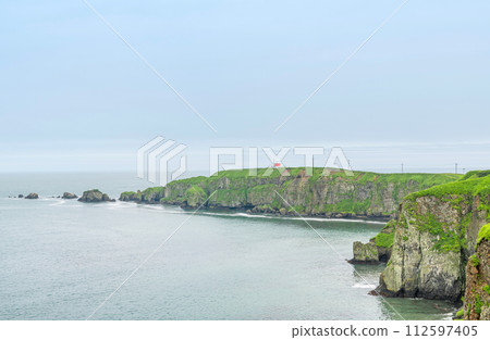 Akkeshi District, Hokkaido: Cape Kiritappu and Cape Yufutsu Lighthouse, famous for their fog in summer 112597405