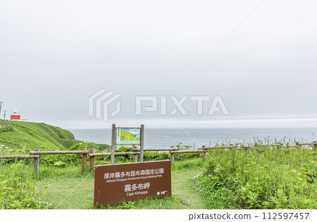 北海道厚岸郡:霧多布岬和由富岬燈塔,以夏天的霧氣聞名 北海道厚岸郡:霧多布岬和由富岬燈塔,以夏天的霧氣聞名 112597457