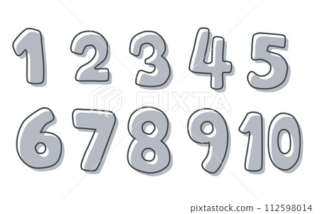 數位手寫風格的向量插圖 112598014