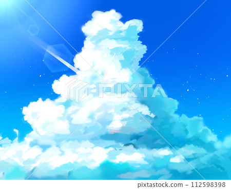 藍天和雷雲1背景 藍天和雷雲1背景 112598398