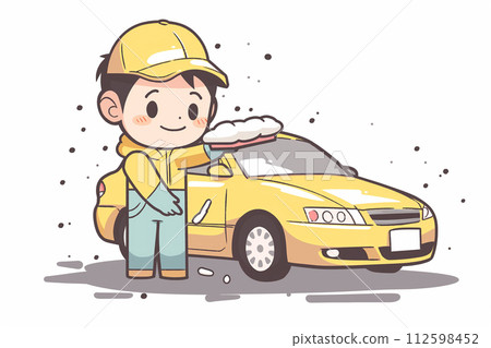 Men washing cars 112598452