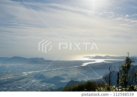 Scenery of Hofu from the summit of Mt. Mt. Mt. 112598539