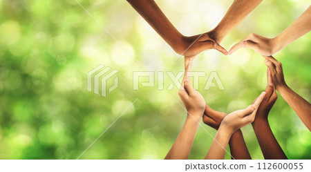 Unity and diversity are at the heart of a diverse group of people connected together as a supportive symbol that represents a sense of and togetherness. Unity and diversity are at the heart of a diverse group of people connected together as a supportive symbol that represents a sense of and togetherness. 112600055