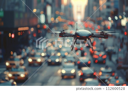 Focus a Green recycling Symbol, Elevation on the ground, background, trees, environment, 112600528