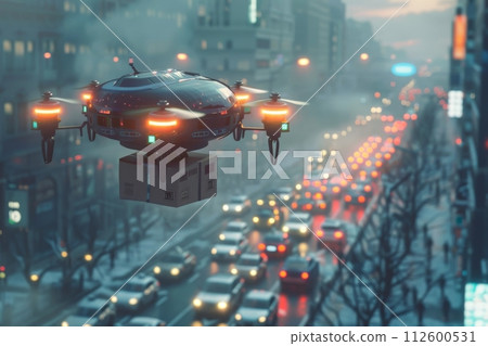 Focus a Green recycling Symbol, Elevation on the ground, background, trees, environment, 112600531