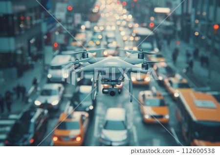 Focus a Green recycling Symbol, Elevation on the ground, background, trees, environment, 112600538