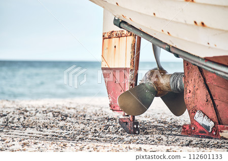 propeller of old boat propeller of old boat 112601133