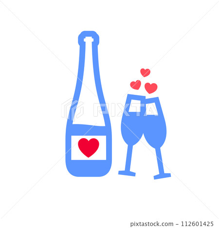Valentines day symbol, holiday icon 112601425