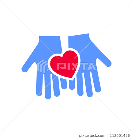 Valentines day symbol, holiday icon Valentines day symbol, holiday icon 112601436