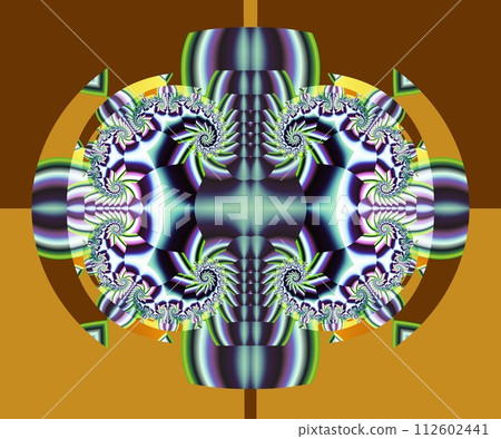 Computer generated abstract colorful fractal artwork Computer generated abstract colorful fractal artwork 112602441