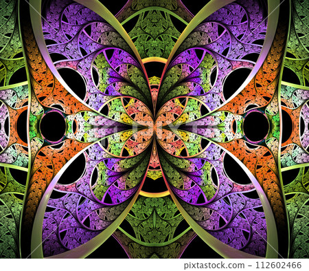 Computer generated abstract colorful fractal artwork Computer generated abstract colorful fractal artwork 112602466