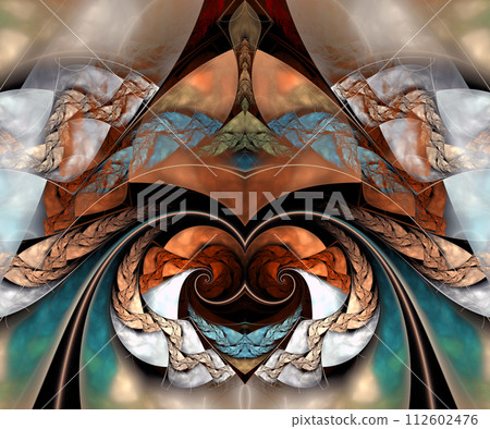 Computer generated abstract colorful fractal artwork Computer generated abstract colorful fractal artwork 112602476