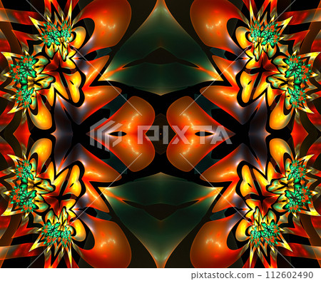 Computer generated abstract colorful fractal artwork Computer generated abstract colorful fractal artwork 112602490