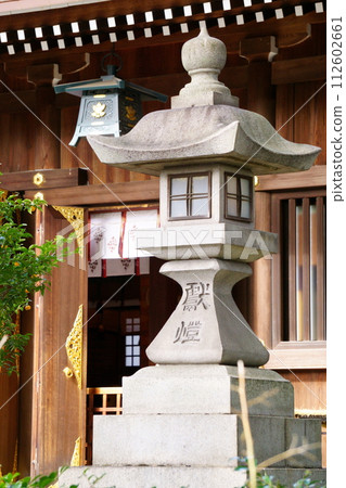 名古屋守護神若宮八幡神社的燈籠 112602661