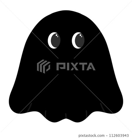 Cute Black Ghost Cartoon illustration Kawaii Ghost Cute Slime Kawaii Slime Cute Black Ghost Cartoon illustration Kawaii Ghost Cute Slime Kawaii Slime 112603943