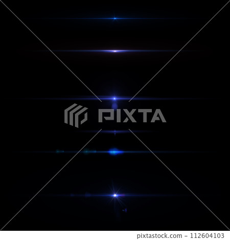 Lens flares and anamorphic lens flare. 112604103