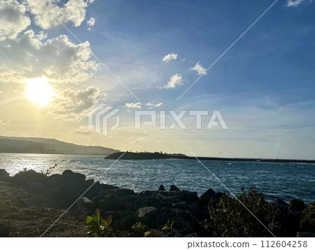 The most beautiful sunset, Sunset at Hagatna Bay, Guam, Hagatna The most beautiful sunset, Sunset at Hagatna Bay, Guam, Hagatna 112604258
