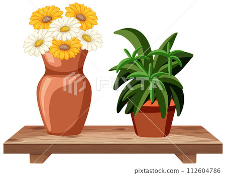 Floral and Foliage Indoor Display 112604786