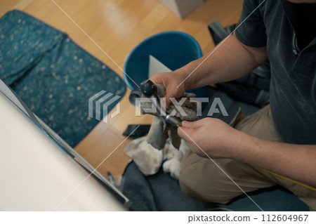 Clog under the sink Clog under the sink 112604967