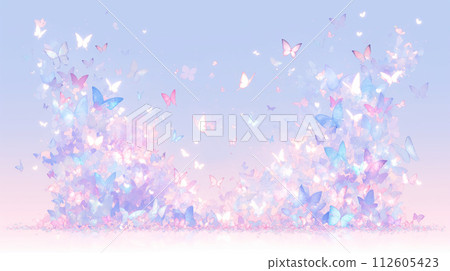 butterfly background material 112605423