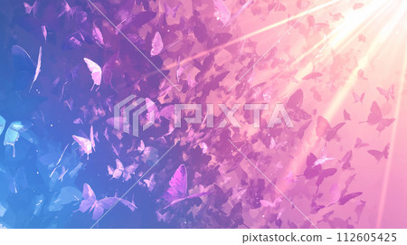 蝴蝶背景素材 蝴蝶背景素材 112605425