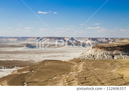 Bozzhira valley aerial view, Mangystau region, Kazakhstan Bozzhira valley aerial view, Mangystau region, Kazakhstan 112606357