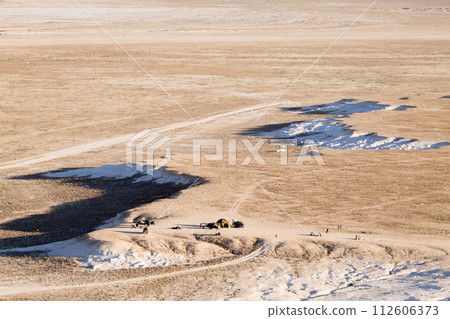 Stunning Mangystau landscape, Kazakhstan. Rock pinnacles view, Bozzhira valley Stunning Mangystau landscape, Kazakhstan. Rock pinnacles view, Bozzhira valley 112606373