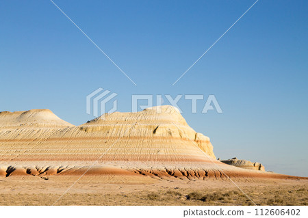 Mangystau desert landmark, Kyzylkup area. 112606402