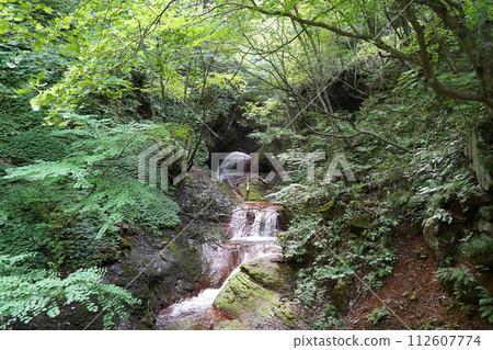 Suzaka City, Top 100 Waterfalls in Japan, looking upstream from Gongen Bridge near Yonago Fudoson Okunoin, August 31, 2023 Suzaka City, Top 100 Waterfalls in Japan, looking upstream from Gongen Bridge near Yonago Fudoson Okunoin, August 31, 2023 112607774