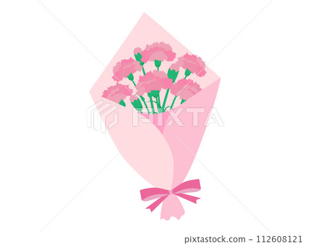 桃紅色康乃馨花束 112608121