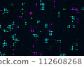 green, purple and blue dots digital background texture pattern 112608268