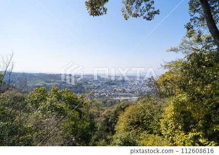 The view from Asahiyama Kannon Observatory (Uji City, Kyoto Prefecture) 112608616