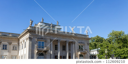Lazienki royal palace in Warsaw, Poland. Summer time 112609210