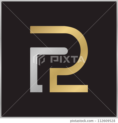 Alphabet letters Initials Monogram logo ZP, PZ 112609528