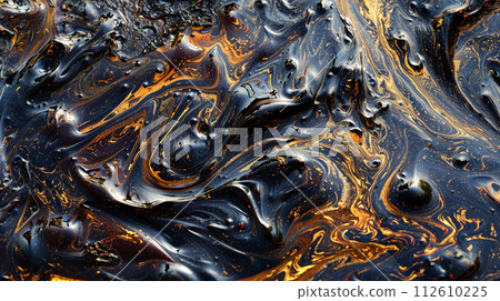 Oil texture background with copyspace for your design. 112610225