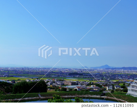 Matsuyama plain seen from Iyonada service area Matsuyama plain seen from Iyonada service area 112611093