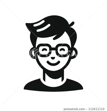 戴眼鏡的男生頭像 112611110