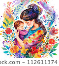A seamless texture Love in Every Moment: Mother's Day dedicated to the warmth and gratitude for the great women in our lives 112611374
