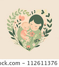 A seamless texture Love in Every Moment: Mother's Day dedicated to the warmth and gratitude for the great women in our lives 112611376