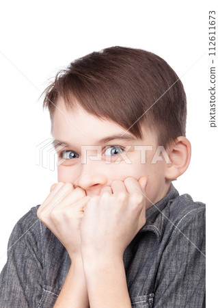 Surprised Young Boy Surprised Young Boy 112611673
